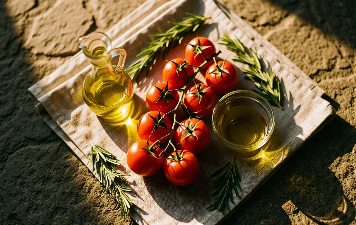 Ingredientes naturales bajo la luz de Madrid